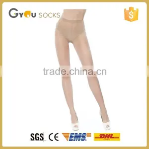 Ladies Thin 30D Short Stockings With Cotton Crotch thumbnail-1