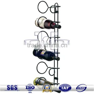 Wine Bottle Support Display Metal Shelf With 5 Tiers thumbnail-1