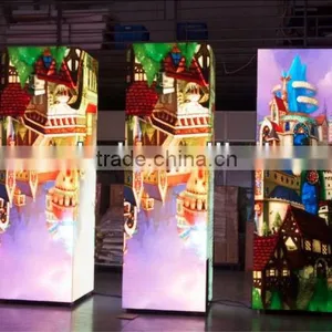Skymax New P6 Indoor Led Display Stand Pillar Design for Indoors thumbnail-4