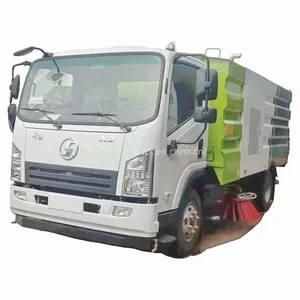 Shacman X9 4x2 Road Cleaning Truck Sweeper thumbnail-1