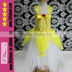 2014 Latest Cute Design Yellow Baby Girls' Dress Dance Tutu Dress For Wholesale thumbnail-1