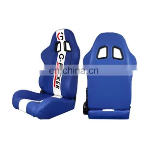 JBR1047 Adjustable PU Leather With Different Color Universal Automobile Sport Racing Seat thumbnail-1