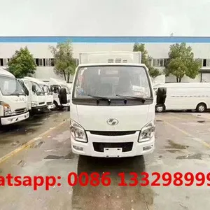 Good Price YUEJIN S70 4*2 LHD Gasoline Cold Van Box Truck 1T-1.5T Loading Capacity for Sale thumbnail-1