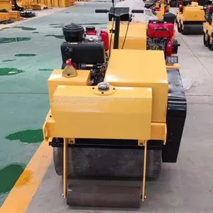 700 Type Hand-paid Large Single-wheel Vibratory Road Roller Asphalt Road Repair Quick Compaction Road Roller thumbnail-3