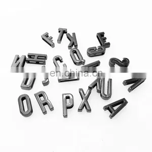 Letra Wholesale 26 Shiny Color Metal Wear Letras For Handbags And Decoration thumbnail-1