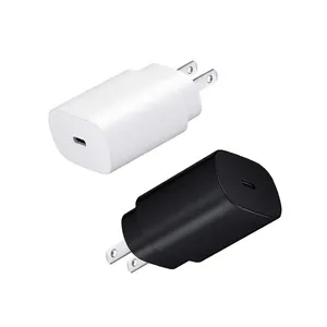 25W Fast Charging Type-C Cable Wall Charger Travel Adapter For Samsung Note 10 Plus / S10 Plus S10e S9 Plus S8 thumbnail-4