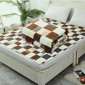 220V China 5 Heated Settings Bed Warmer Hot Portable Thermostat Single Dual Heating Electric Blanket Heated Throw thumbnail-3
