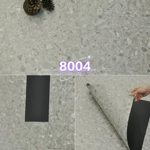 Office Marble Block Plastic Floor Cafe Milk Tea Restaurant Cement Grey PVC Floor Glue thumbnail-5