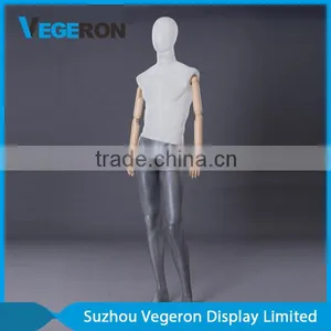 Flexible Male Mannequin With Wood Arms thumbnail-2