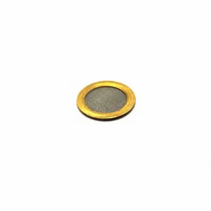 Customized Design Stainless Steel Wire Mesh Filter Disc With Copper Rim thumbnail-2