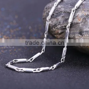 Good Selling Fashion Jewelry High Quality Rhodium Plated Chain Necklace thumbnail-2