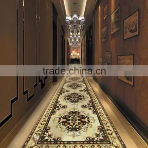 Polished Inlay Floor Waterjet Marble thumbnail-2