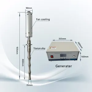 Ultrasonic Homogenizer Pilot Plant Test System Ultrasonic Extraction Machine With Flow Cell and Soundproof Enclosure thumbnail-3