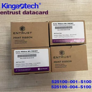 Entrust Sigma Ds3 id Card Printer Original Color Ribbon 525100-004-s100, 500 Prints thumbnail-3