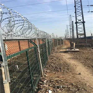 1.8mm 2mm Anti Climb Security Hot-Dip Galvanized Barbed Wire Razor Blade Steel Iron Wire Coil thumbnail-3