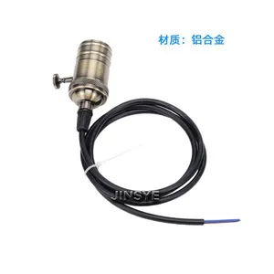 E26 Bronze Bulb Holder Lamp Light Socket With Switch thumbnail-2