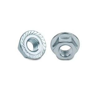 ANSI/ASME B18.2.2 DIN 6923 Stainless Steel Serrated Flange Hex Nuts thumbnail-2