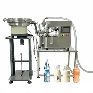 Fully Automatic Rotary Servo-Driven Volumetric Filling and Capping Machine for Pure Liquids Tea Milk Mineral Water thumbnail-1