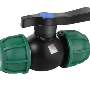 High-quality PP Compression Fittings PN16, Ball Valves, Tees, Elbows, Available in Five Colors - LRITEO thumbnail-5
