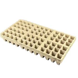 72-Cell Paper Pulp Seedling Tray Greenhouse Seed Propagation thumbnail-5