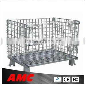 Heavy Duty Stackable Steel Wire Mesh Storage Cage thumbnail-2
