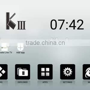 2016 Google Android 5.1 Smart TV Box RK3368 64bits Octa Core 2G+8G hd Sex Pron Video K3 tv Box thumbnail-2