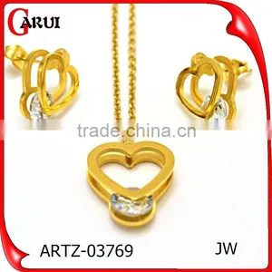 Jewellery Pendant Necklaces Gold Long Chain Jewelry Set Bridal Jewelry Sets thumbnail-1