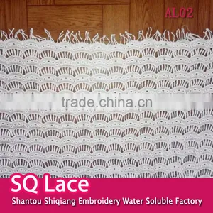 Cotton Lace Fabric Embroidery Flower Full Garment Accessory For Clothing thumbnail-1