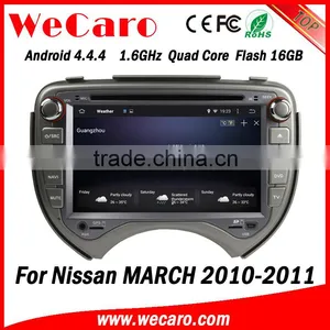 Wecaro WC-NM7043 Android 4.4.4 Radio Gps 2 Din for Nissan March Car Audio Player Stereo Mirror Link thumbnail-1