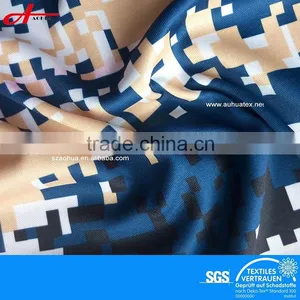Soft Handfeeling Camouflage Printed Knitted Fabric for Men's T-shirt thumbnail-4