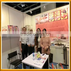 India Customer Visit Our Hongkong Exhibition for Polyester Electric Blanket With CE,ROHS Certification thumbnail-1