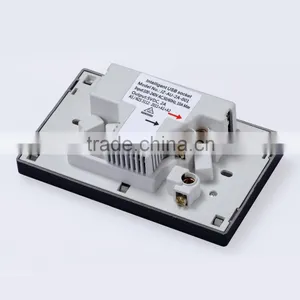 Australia Usb Power Socket 5V2A Usb Wall Socket Black thumbnail-1