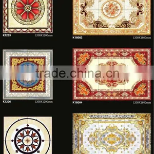 Polished Decorative Floor Tile, Big Size Carpet Floor Tile, Glazed Floor Tile 1200*1800mm thumbnail-2