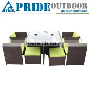 Wicker Cafe Set Cheap Wholesale Rattan Wicker Resin Modern Outdoor Furniture thumbnail-1