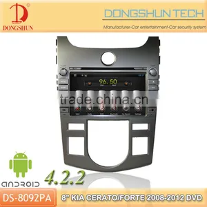 8" CERATO/FORTE Automatic 2008-2012 Pure Android 4.2.2 Car DVD With GPS 3G/WIFI thumbnail-1