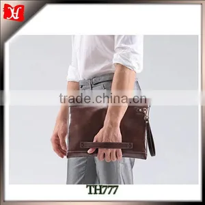 2014 Fashion Leather Clutch Bag for Men Oversize Envelope Clutch Bag thumbnail-1