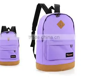 Fashion Canvas Backpack for Students Leisure Shoulder Bag With 1pc/opp Bag thumbnail-5