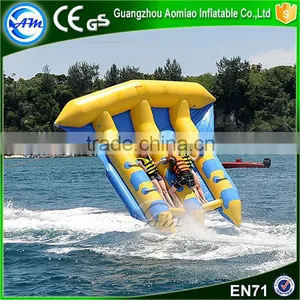 Exciting Water Games!! High Quality Inflatable Flying Fish Towable thumbnail-1