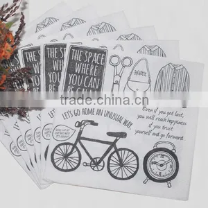 Custom Made Colorful Paper Cocktail Napkins thumbnail-5