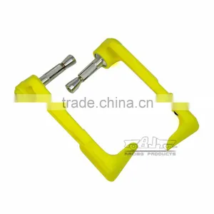 BJ-LG-004 Wholesale Motorbike Accessories Yellow Bent Style Plastic Adjustable Motorcycle Lever Guard thumbnail-3