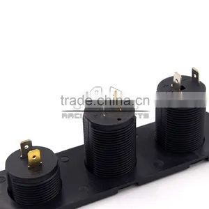 BJ-UPS-003 Universal 12V Three Hole Cigarette Lighter Charger Voltmeter Motorcycle USB Power Supply thumbnail-5