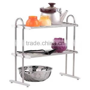 S/S+ABS 43.5*23.8*54.5 Kitchen Supplies Storage Rack /sink Dish Rack/drying Rack thumbnail-1