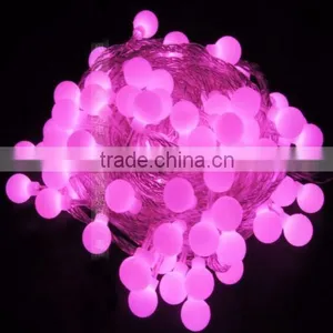 US Plug 10M/100LED Miniature Round Ball Fairy Globe Lights Outdoor Fairy Xmas Deco Lights thumbnail-6