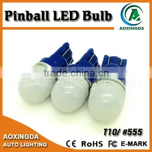 5630 2SMD LED Pinball Blue T10 #555 BA9S #44 #47 6.3V Bulb thumbnail-1