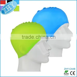 Water Sports Silicone Material Custom Printed Swimming Caps thumbnail-1