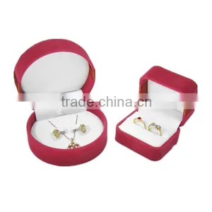 Wholesale Custom Fancy Velvet Jewelry Gift Box With Ribbon thumbnail-2