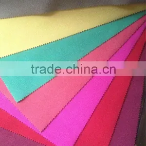 Shoe PU Leather With Flock Cow Powder on Surface thumbnail-2