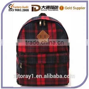 Plaid Kindergarten School Bag Backpack for Kids Childrens thumbnail-1
