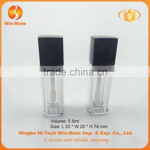 Clear 2015 Square 5.4ml 7.4*2*2cm Factory Supply New Style Lip Gloss Tube thumbnail-2