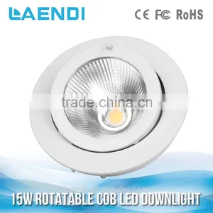 Factory Price High CRI 15W Rotatable LED Downlight Used in Supermarket thumbnail-1
